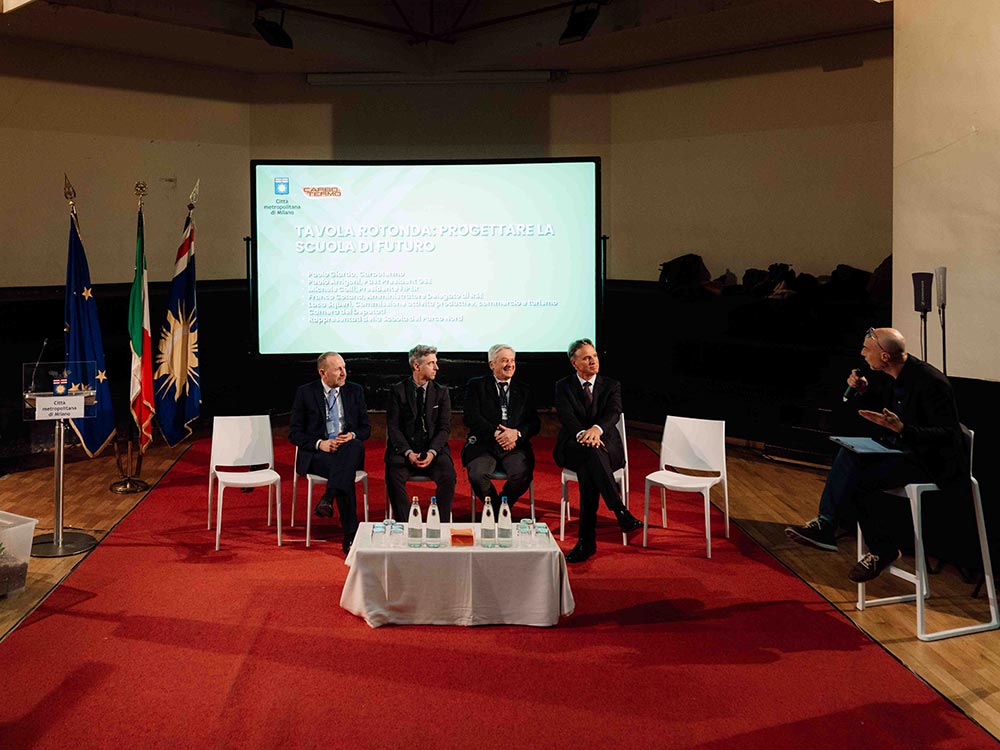 La tavola rotonda con Arrigoni, Colli, Cotana e Squeri